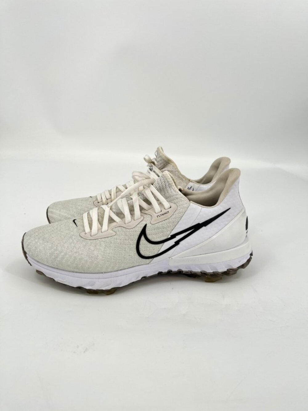 Nike Air Zoom Infinity Tour Golf Shoes White Size 7.5 Flyknit Waterproof Low Top